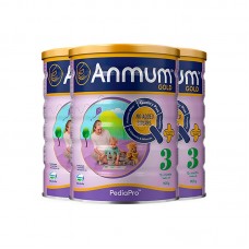 【新西兰直邮包邮】Anmum 安满 婴儿连动配方奶粉金装3段 900克x3罐/箱（1-3岁适用）【收件人身份证必须上传】【新疆、西藏、内蒙古、青海、宁夏、海南、甘肃，需加收运费】